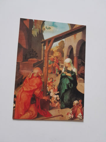 AK Albrecht Dürer: Paumgartner Altar. Geburt Christi.