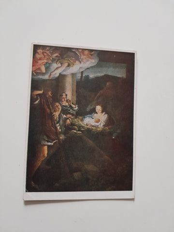 AK Correggio: Die Heilige Nacht. Dresden, Staatl. Gemäldegalerie.