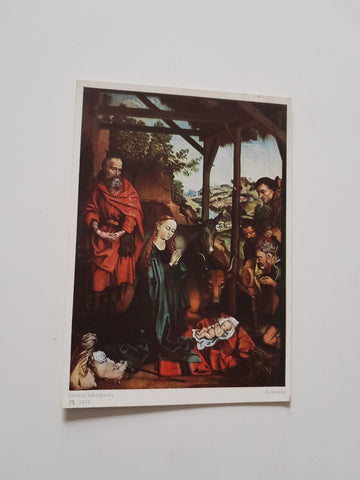 AK Martin Schongauer: Anbetung.