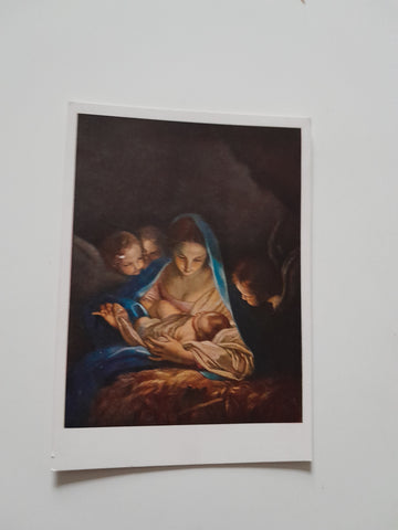 AK Carlo Maratta: Die Heilige Nacht. Staatl. Gemäldegalerie Dresden.