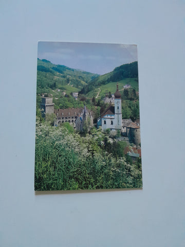 AK Waidhofen an der Ybbs. Schloß und Pfarrkirche.