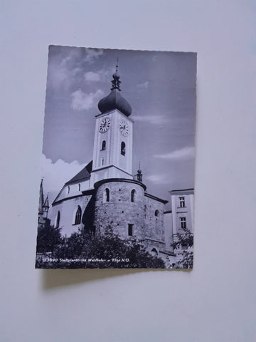 AK Waidhofen an der Ybbs. Stadtpfarrkirche.