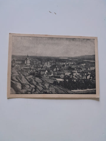 Karte Krems an der Donau. Serie Österreich Städte, in 16 Bildern. Bild 9.