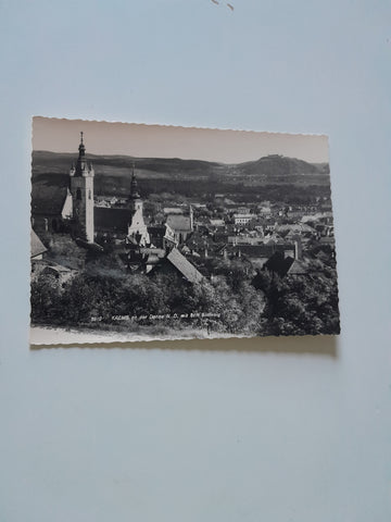 AK Krems an der Donau mit Stift Göttweig.