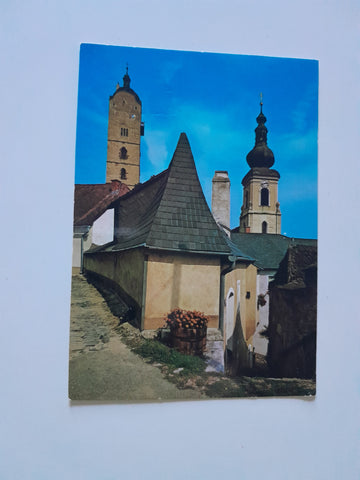 AK Krems - Stein  an der Donau. Steiner Wegscheid Blick zur Frauenbergkirche und Pfarrkirche.