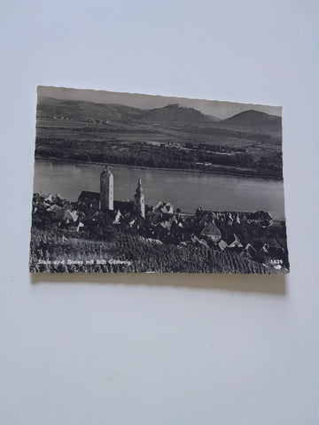 AK Stein an der Donau mit Stift Göttweig.