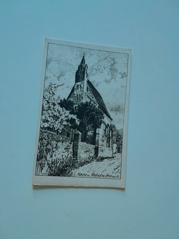 AK Stein an der Donau. Kirche u. Förthof. (Ulf Seidl)