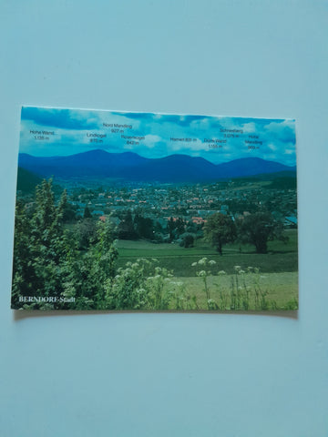 AK Berndorf. Stadt. Blick vom Kremesberg.