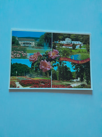 AK Baden bei Wien. Motive aus dem Rosarium.