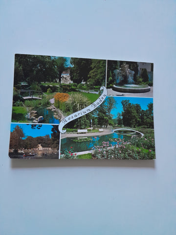 AK Baden bei Wien. Rosarium.