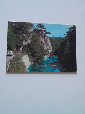 AK Baden bei Wien. Urtelstein - Schwechatdurchbruch mit Ruine Rauheneck.