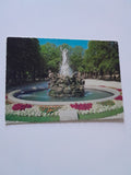 AK Baden bei Wien. Undine-Brunnen im Kurpark.