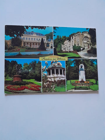 AK Baden bei Wien. Kurpark.