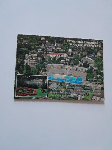 AK Baden bei Wien. Thermalstrandbad.