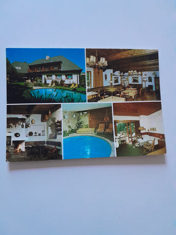 AK Baden bei Wien. Gästehaus am Kurpark. Weizergasse 29.