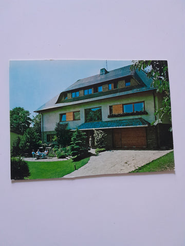 AK Baden bei Wien. Gästehaus am Kurpark. Weizergasse 29. Dr. Karl und Anny Guttmann.