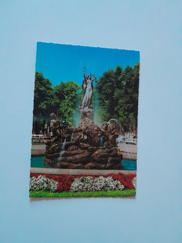 AK Baden bei Wien. Udine-Brunnen.