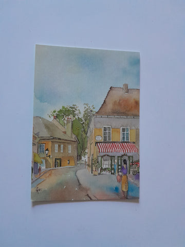 AK Baden bei Wien. A. Moser: Boutique im Beethovenhaus.