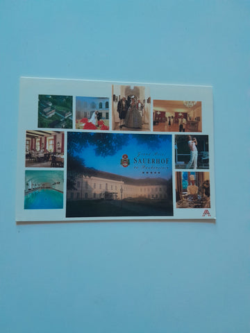 AK Baden bei Wien. Weilburgstraße 11-13. Grand Hotel Sauerhof zu Rauhenstein.