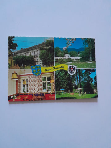 AK Baden bei Wien. Hotel Frauenhof. Karl J.F. Konrad.