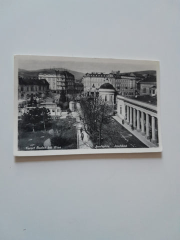 AK Baden bei Wien. Josefsplatz Josefsbad.