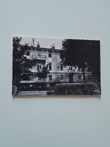 AK Baden bei Wien. Kurheim Melanie. (1965)