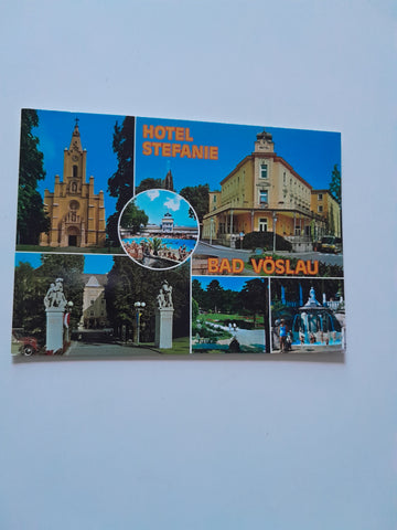 AK Bad Vöslau. Hotel Stefanie.