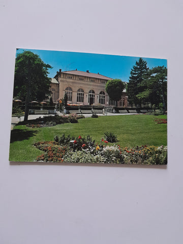 AK Bad Vöslau. Kurpark mit Kursalon.