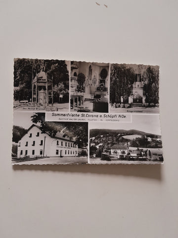 AK St. Corona am Schöpfl. Gasthof Walter Gruber.