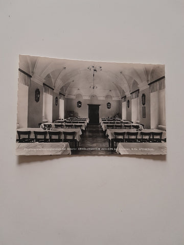 AK Zeillern. Erholungsheim. Pensionsversicherungsanstalt der Arbeiter. Speisesaal.