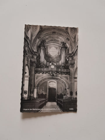 AK Sonntagberg. Orgel in der Wallfahrtskirche. (1957)