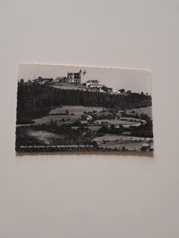 AK Blick von Rosenau auf den Sonntagberg.