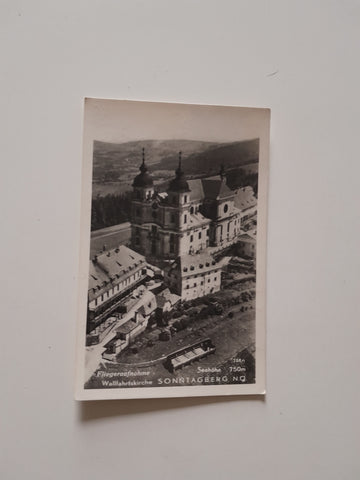 AK Wallfahrtskirche Sonntagberg. Fliegeraufnahme.