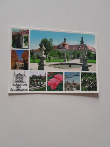 AK Stift Seitenstetten. Hofgarten.