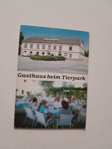 AK Stadt Haag. Gasthaus beim Tierpark (Froschauer) Pächter: A. Paul.