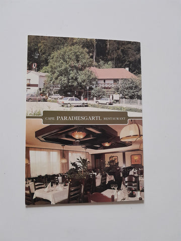 AK Amstetten. Haarbergstraße 10. Cafe Restaurant Paradiesgartl.