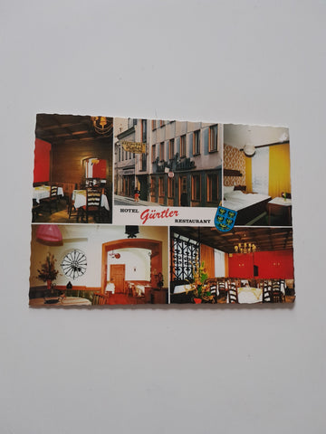 AK Amstetten. Rathausstraße 13. Hotel Restaurant Gürtler.