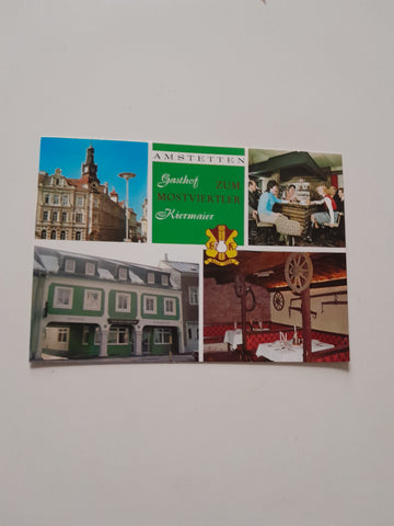 AK Amstetten. Gasthof zum Mostviertler. G. Kiermaier. Waidhofnerstraße 31.