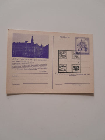 Postkarte Amstetten.