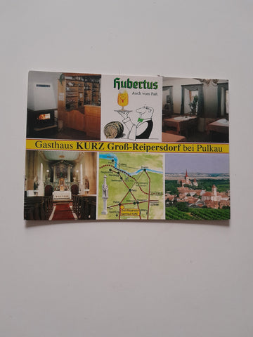 AK Pulkau. Gasthaus Kurz Robert und Margit Kurz Groß-Reipersdorf 30.