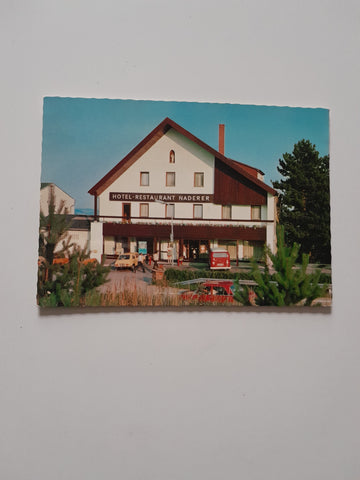 AK Maissau. Hotel Restaurant Am Manhartsberg. Fam. Naderer.