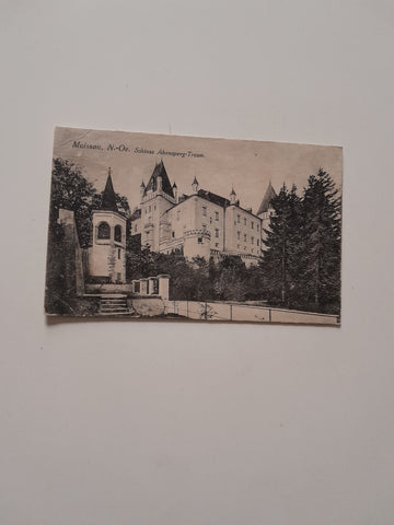 AK Maissau. Schloss Abensperg-Traun. (1920)