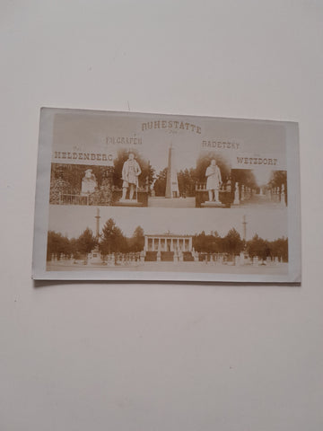 AK Heldenberg bei Wetzdorf. Ruhestätte F.M. Grafen Radetzky.