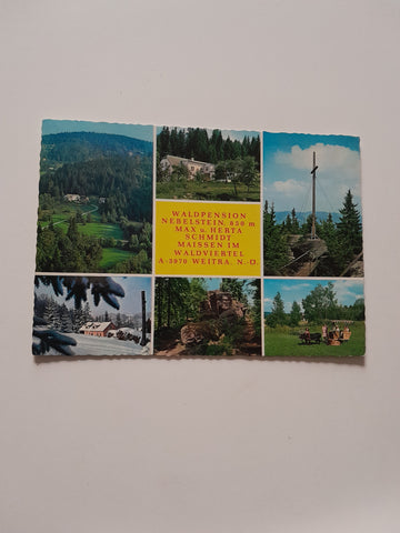 AK Waldpension Nebelstein. Max u. Herta Schmidt. Maissen 28.