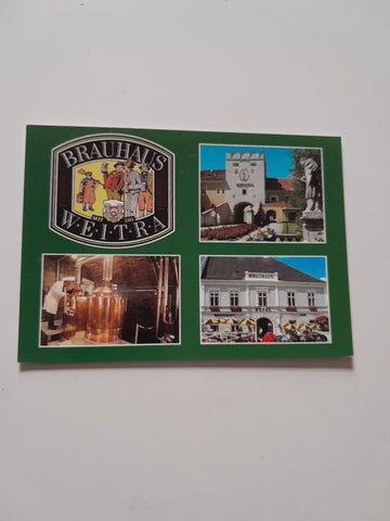 AK Weitra. Rathausplatz 6. Brauhotel Weitra.
