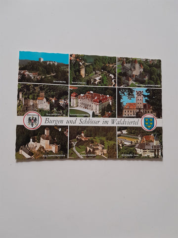 AK Burgen und Schlösser im Waldviertel.