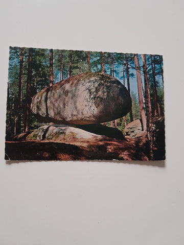 AK Blockheide Eibenstein b. Gmünd. Wackelstein im Gebiet des Naturparkes.