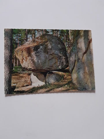 AK Blockheide Eibenstein b. Gmünd. Wackelstein im Gebiet des Naturparkes.