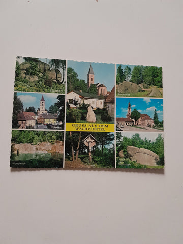 AK Gruß aus dem Waldviertel. Grenzstadt Gmünd und Umgebung.
