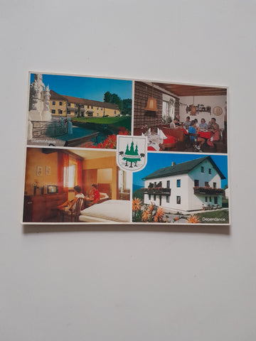 AK Bad Großpertholz. Nordwaldhof. Gasthof. Elisabeth und Manfred Bauer.